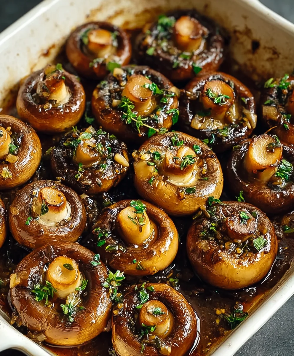 Browned Butter Mushrooms- Savory Side Dish Perfection