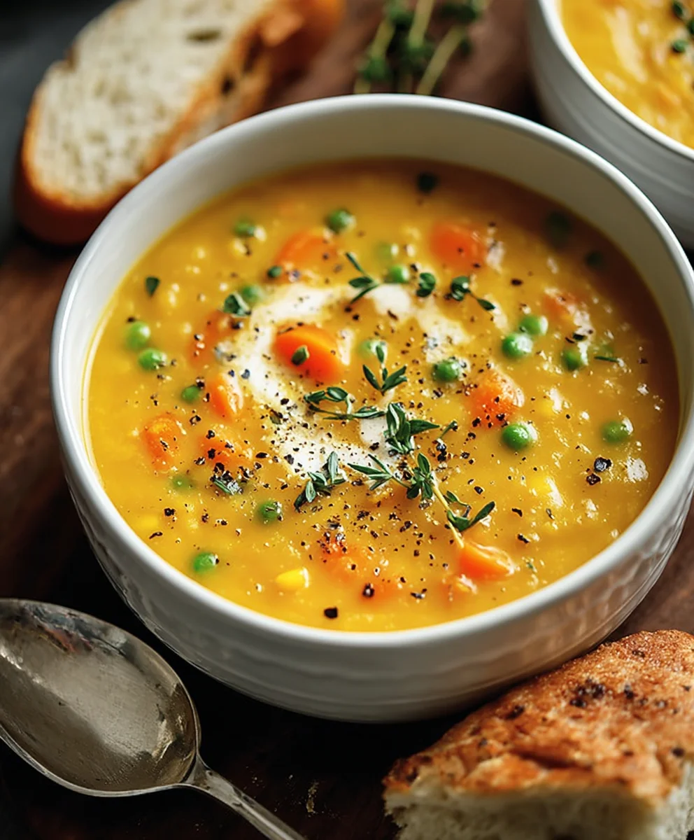 Easy One-Pot Creamy Vegetable Soup Recipe