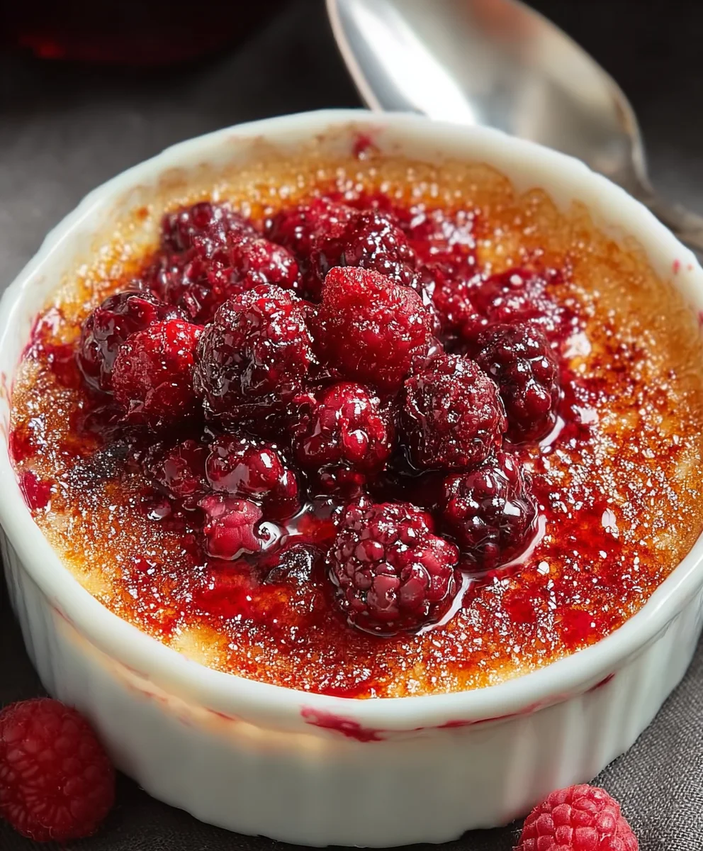 Easy Berry Brûlée- Decadent Dessert Recipe