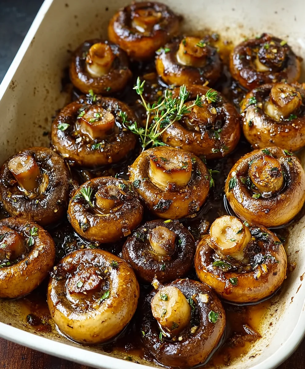 Browned Butter Mushrooms- Savory Side Dish Perfection