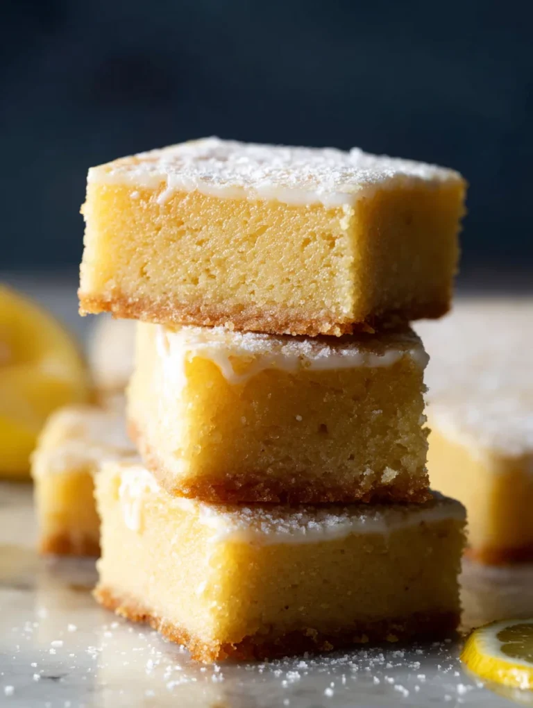 Easy Lemon Brownies- Zesty & Delicious Treat