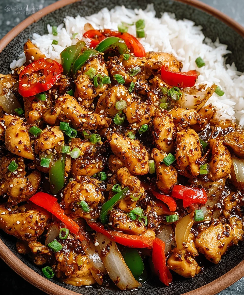 Spicy Black Pepper Chicken Stir-Fry - Easy Recipe
