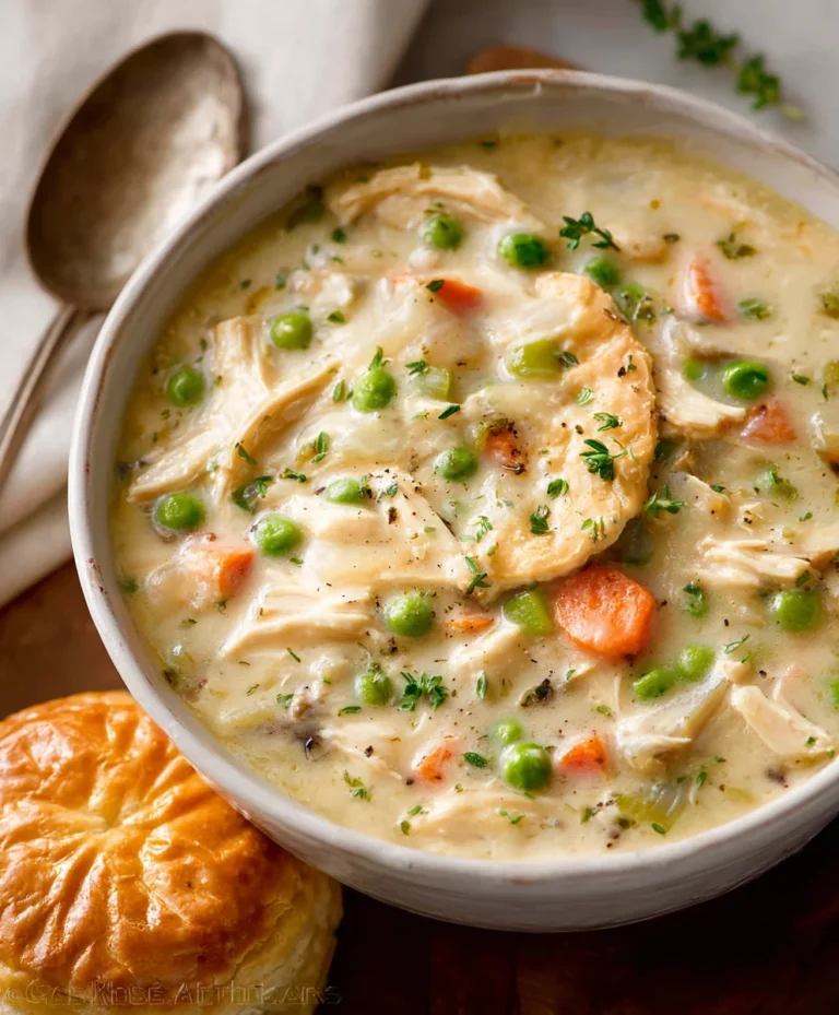Easy Chicken Pot Pie Soup Recipe – Comforting Meal