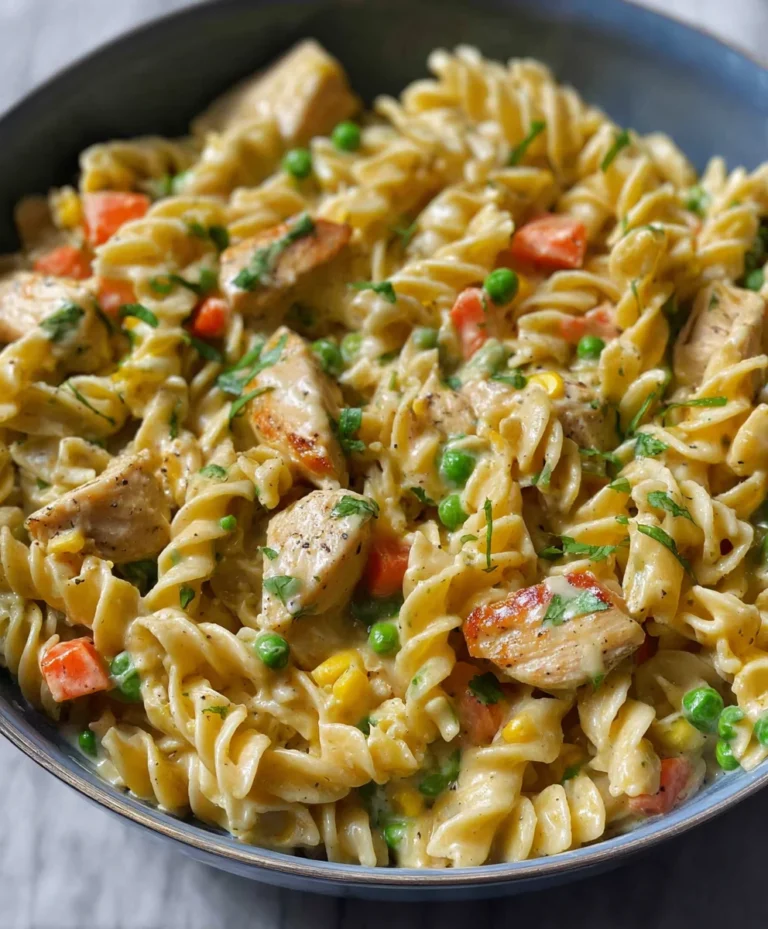 Easy Chicken Pot Pie Pasta – Quick Comfort Food