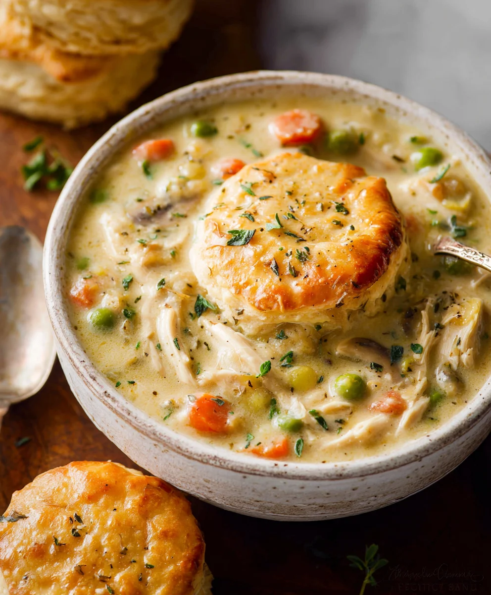 Easy Chicken Pot Pie Soup Recipe - Comforting Meal
