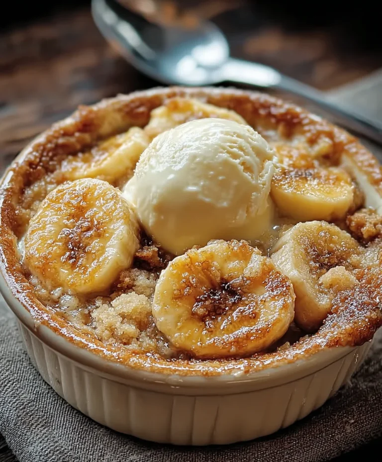 Southern Banana Cobbler-Easy Dessert Delight