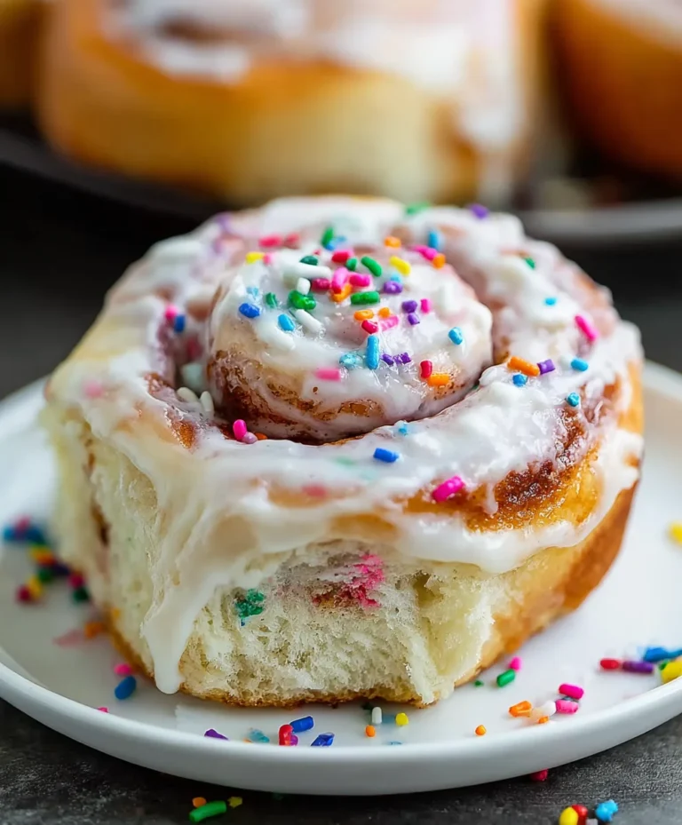 Funfetti Cinnamon Rolls – Easy & Delicious Treat