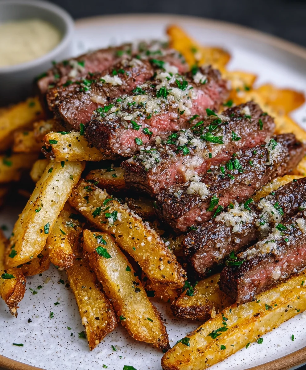 Garlic Parmesan Steak Fries-Easy & Flavorful Beef Recipe