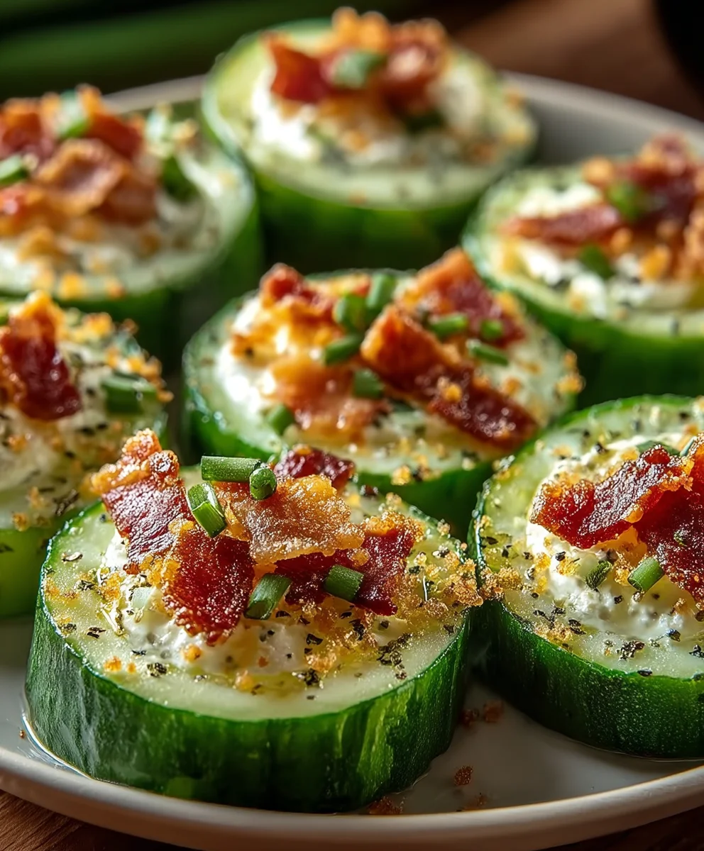 Low-Carb Cucumber Bites - Easy Healthy Snack