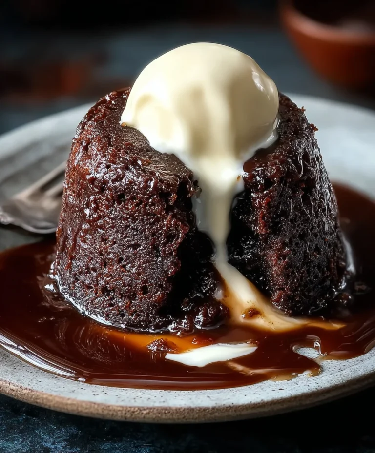 Rich Chocolate Sticky Toffee Pudding for Two