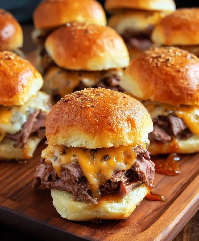 Easy Roast Beef Cheddar Sliders – Quick & Delicious