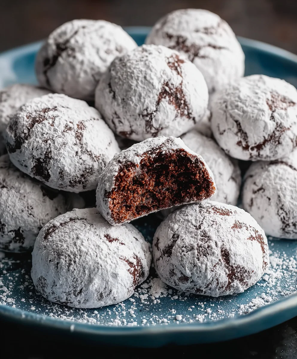 Easy Chocolate Snowball Cookies - Melt-in-Your-Mouth Bliss