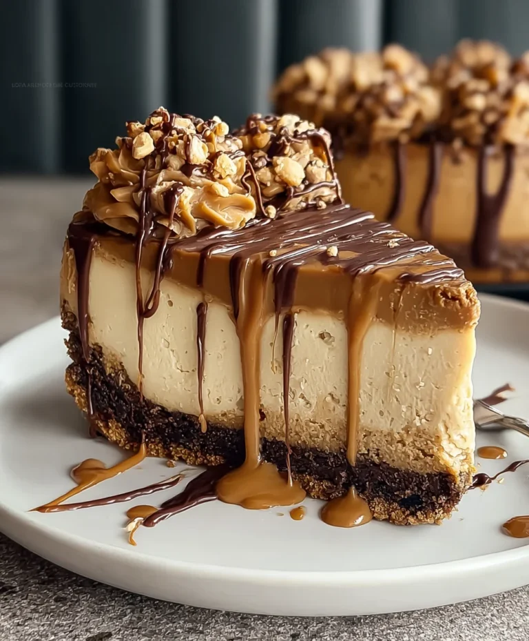 Creamy Peanut Butter Cheesecake Recipe-Easy Dessert