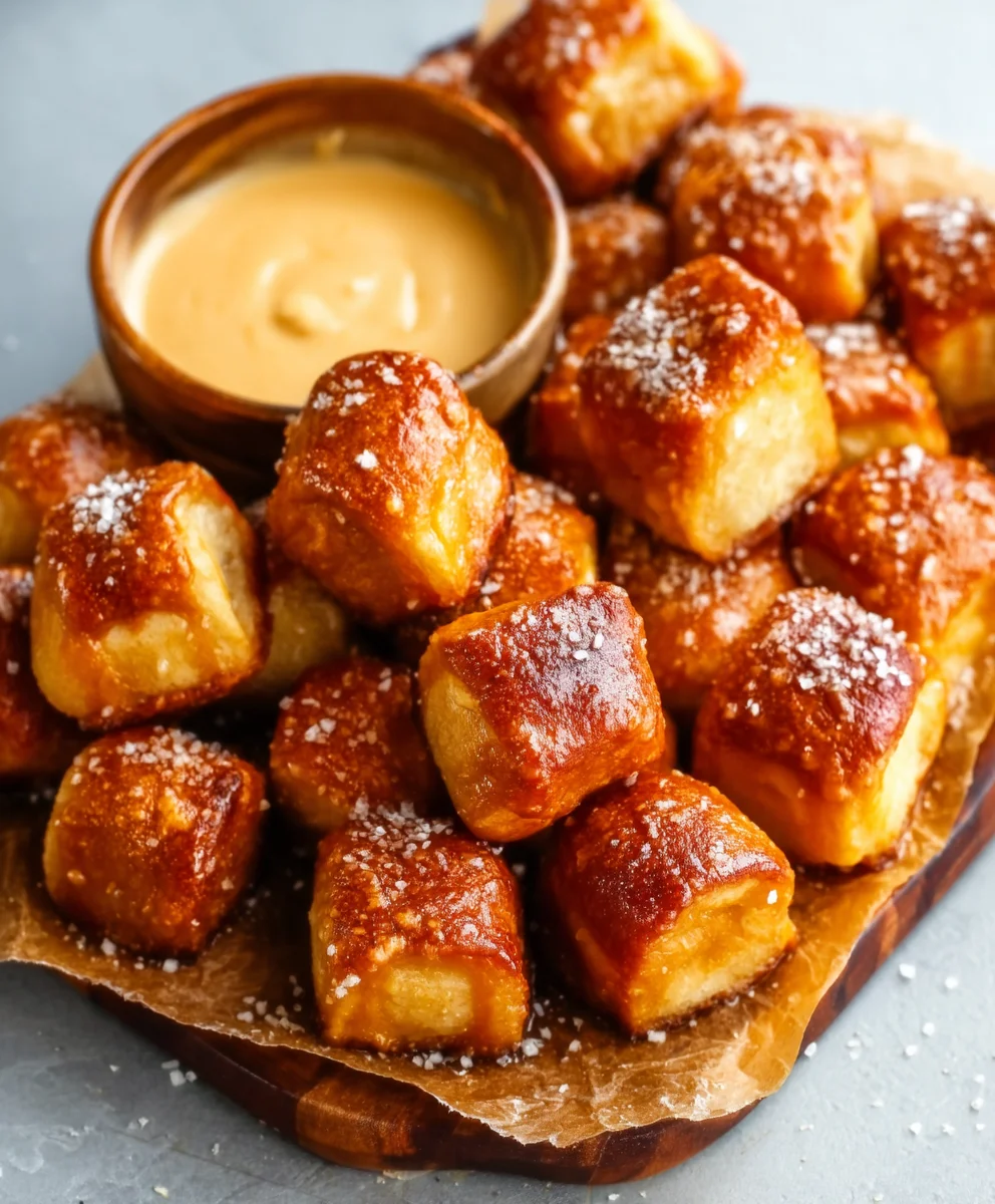 Buttery Soft Pretzel Bites- Easy Homemade Snack