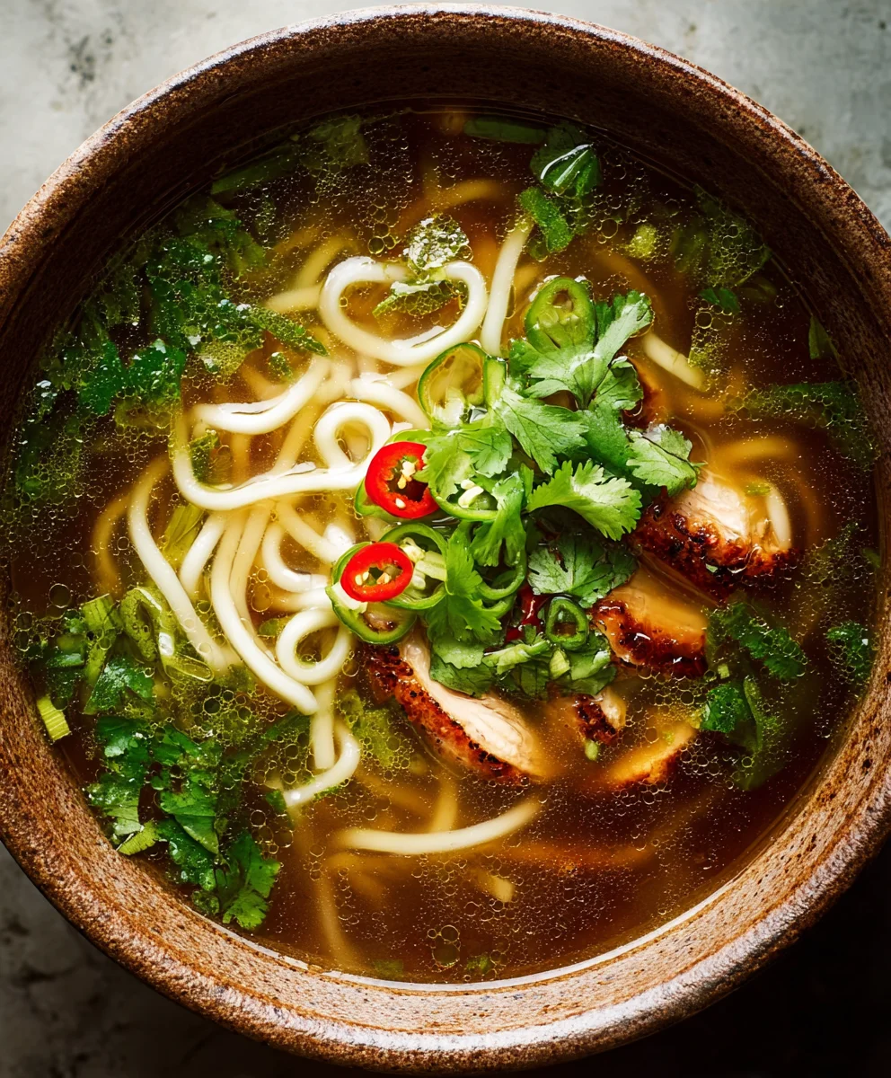 Easy Spicy Garlic Chicken Broth-Flavorful Comfort