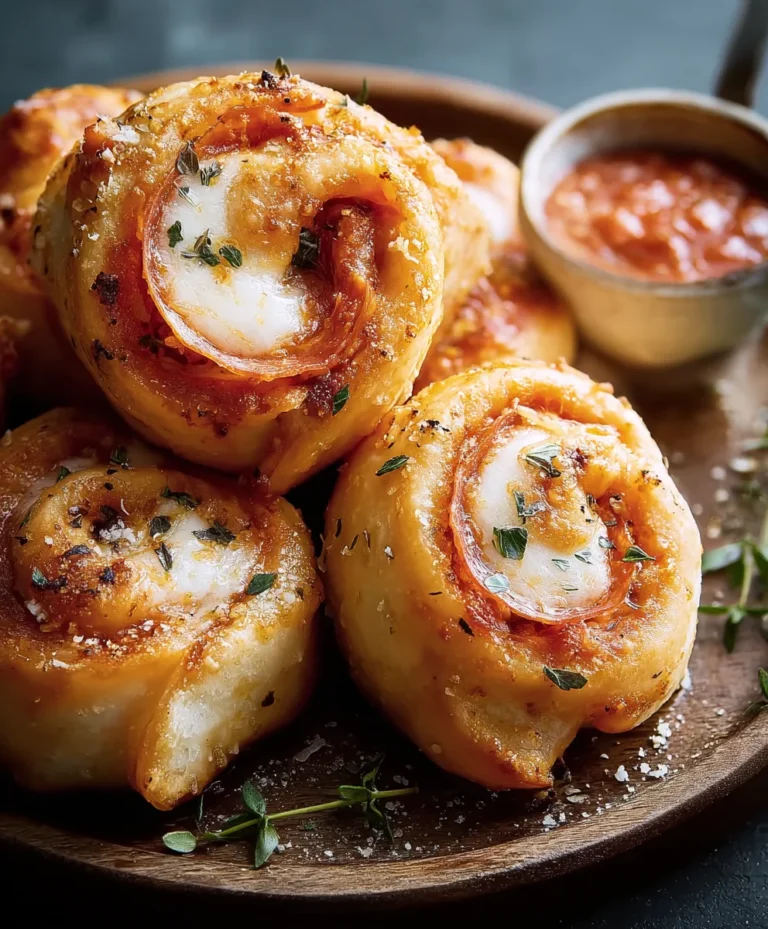 Homemade Beef Beef Pepperoni Pizza Rolls Recipe