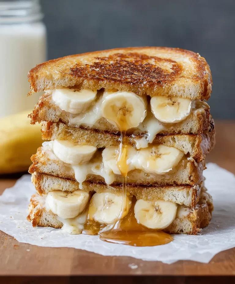 Honey Banana Grilled Cheese – Sweet & Savory Delight