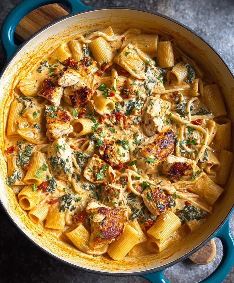 Easy Creamy Tuscan Chicken Pasta Recipe