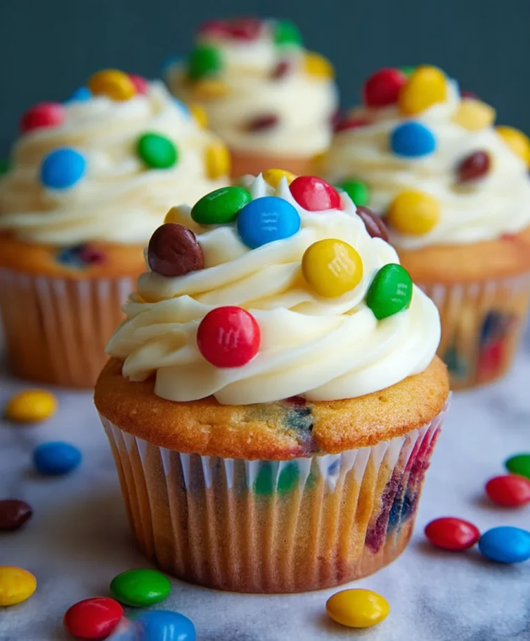 Easy M&M Cupcakes – Delicious Fun Treat