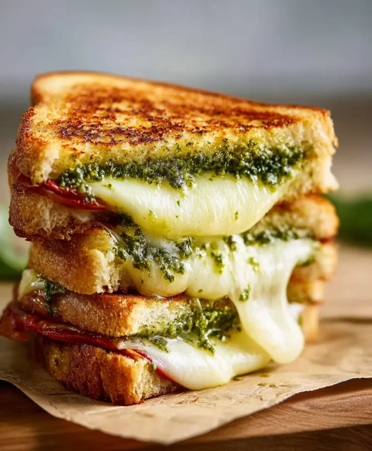 Pesto Grilled Cheese Sandwich-Delicious & Easy Recipe