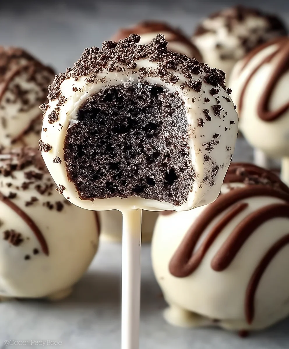 Cookies & Cream Cake Pops-Easy Delicious Recipe
