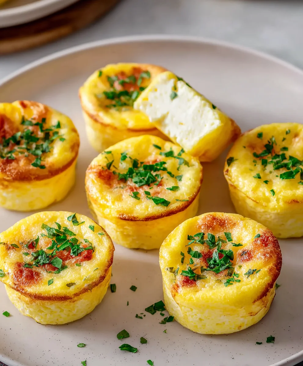 Creamy Cottage Cheese Egg Bites - Easy & Delicious