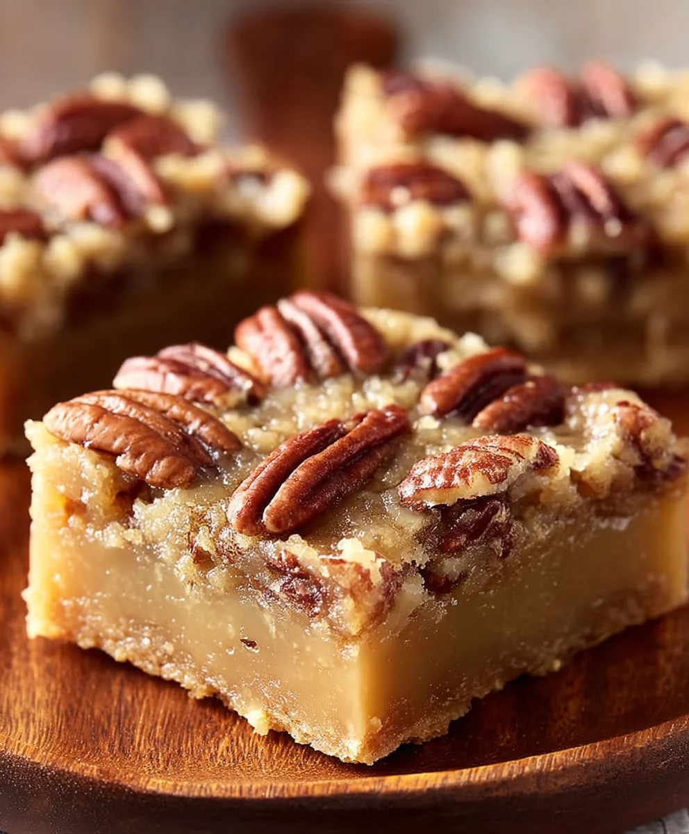 Carolina Pecan Bars - Easy Sweet Treat
