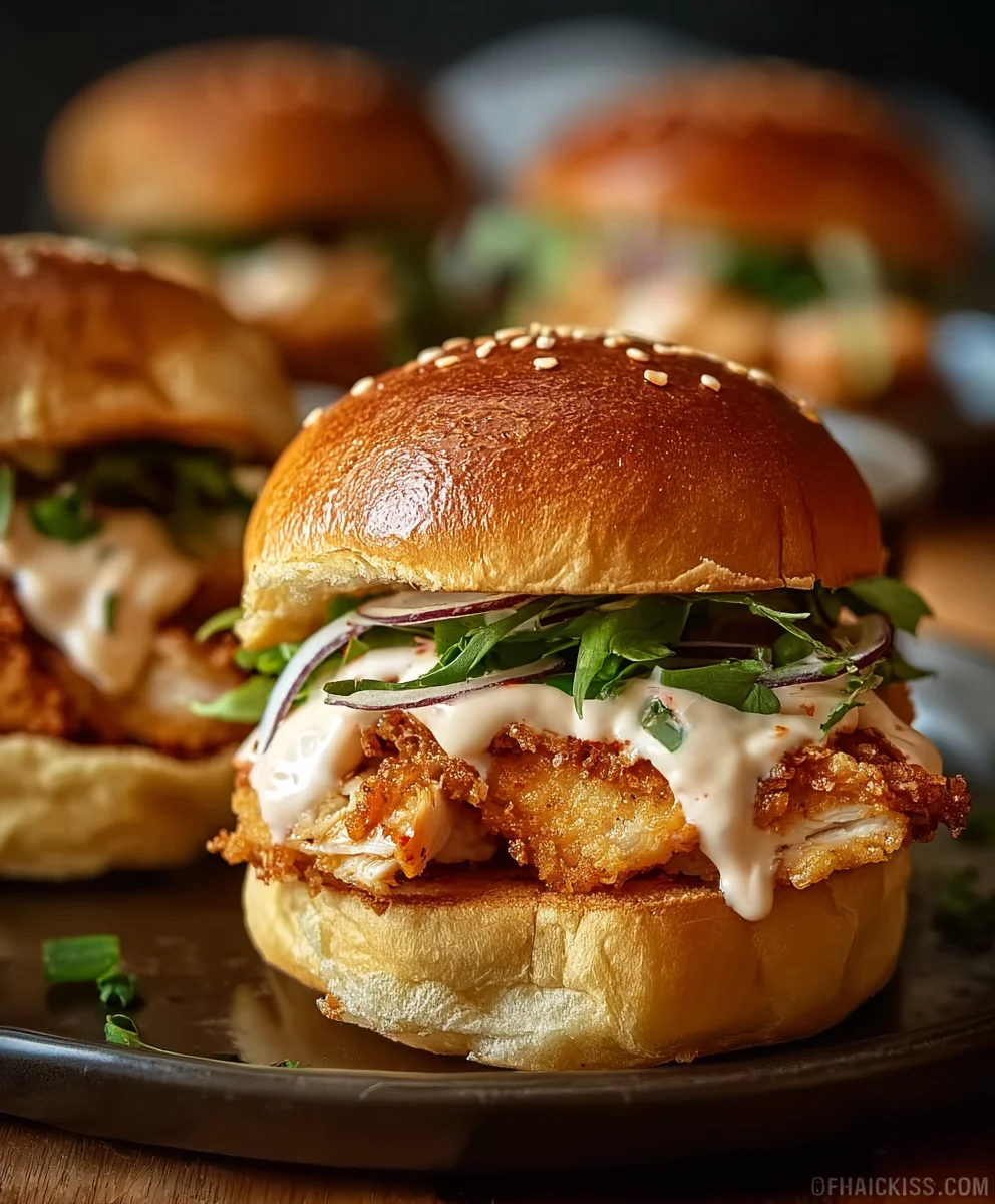 Juicy Chicken Sliders- Quick & Easy Recipe