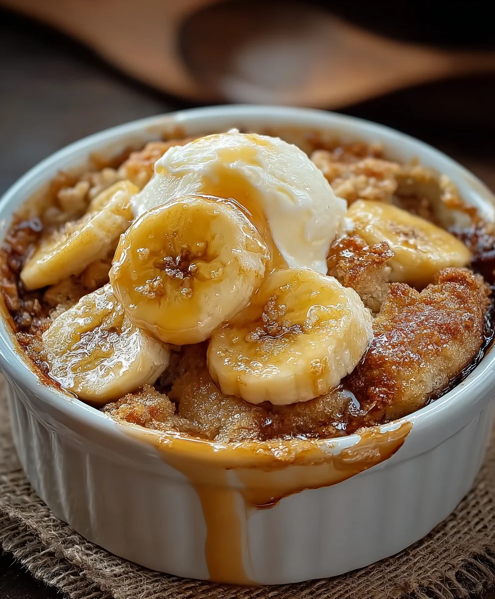 Southern Banana Cobbler-Easy Dessert Delight
