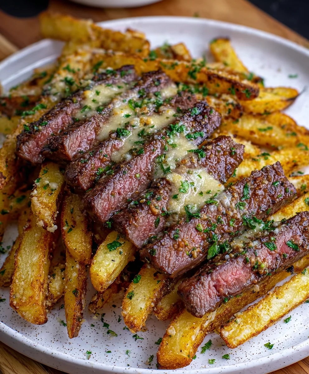 Garlic Parmesan Steak Fries-Easy & Flavorful Beef Recipe