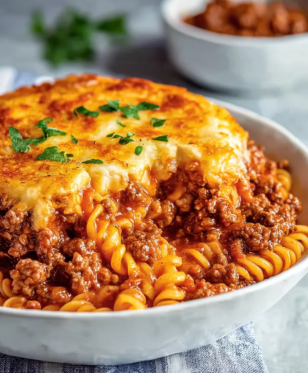 Quick Beef Sloppy Joe Casserole - Easy Weeknight Meal