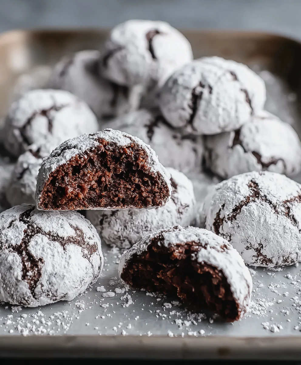 Easy Chocolate Snowball Cookies - Melt-in-Your-Mouth Bliss