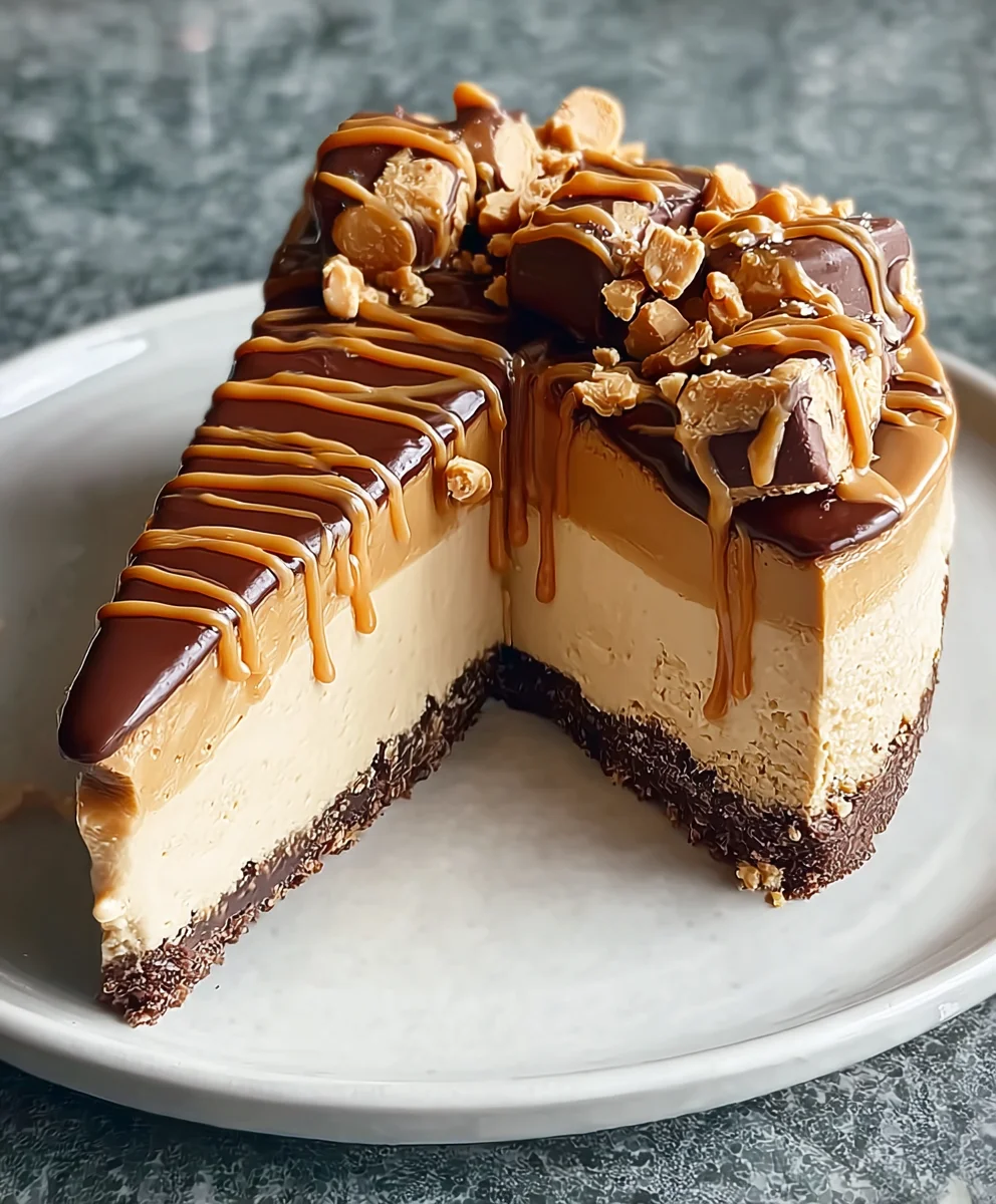 Creamy Peanut Butter Cheesecake Recipe-Easy Dessert