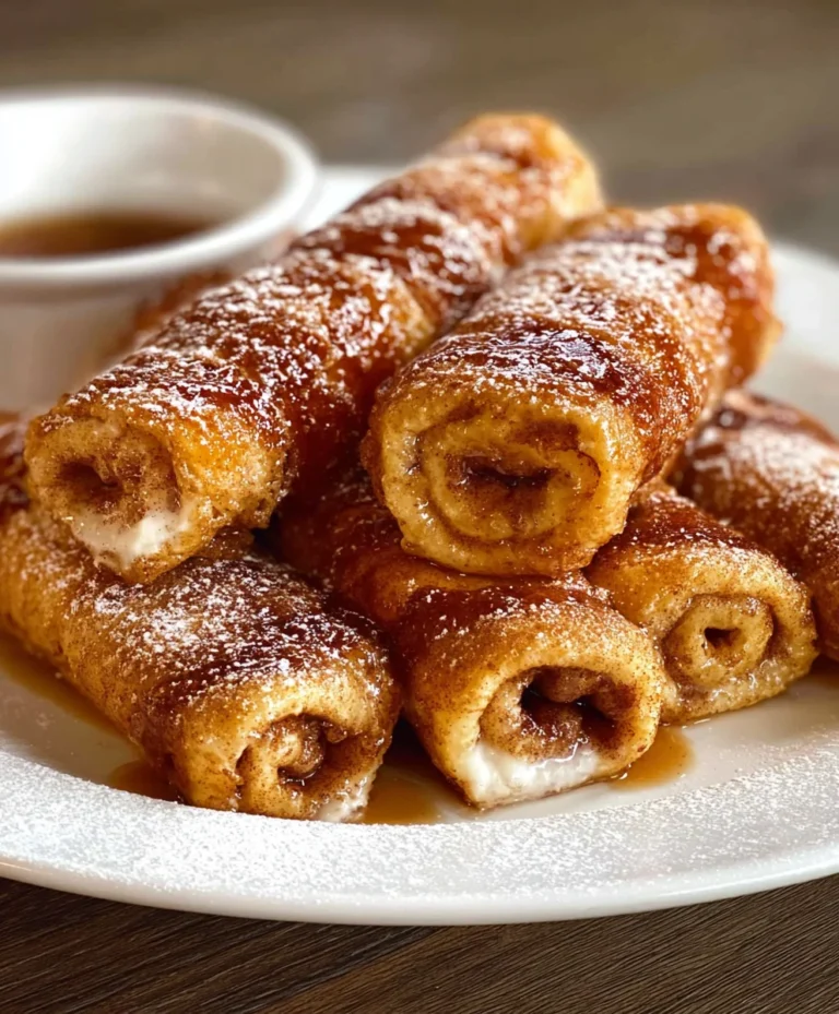 Cinnamon Roll French Toast Roll-Ups Delicious Easy Recipe