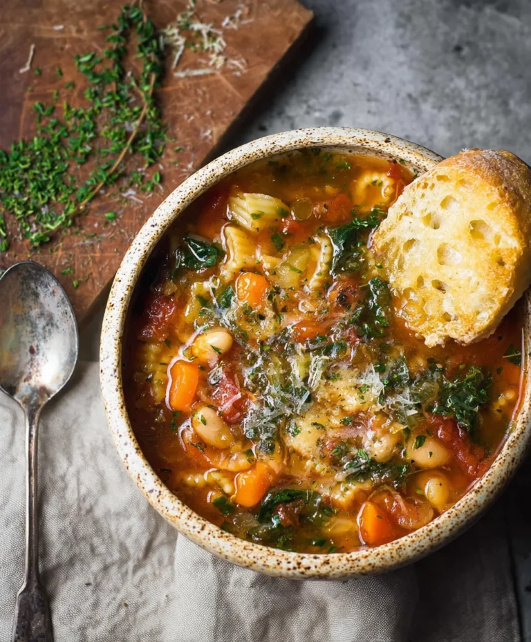 Hearty Winter Minestrone Soup-Best Cozy Recipe