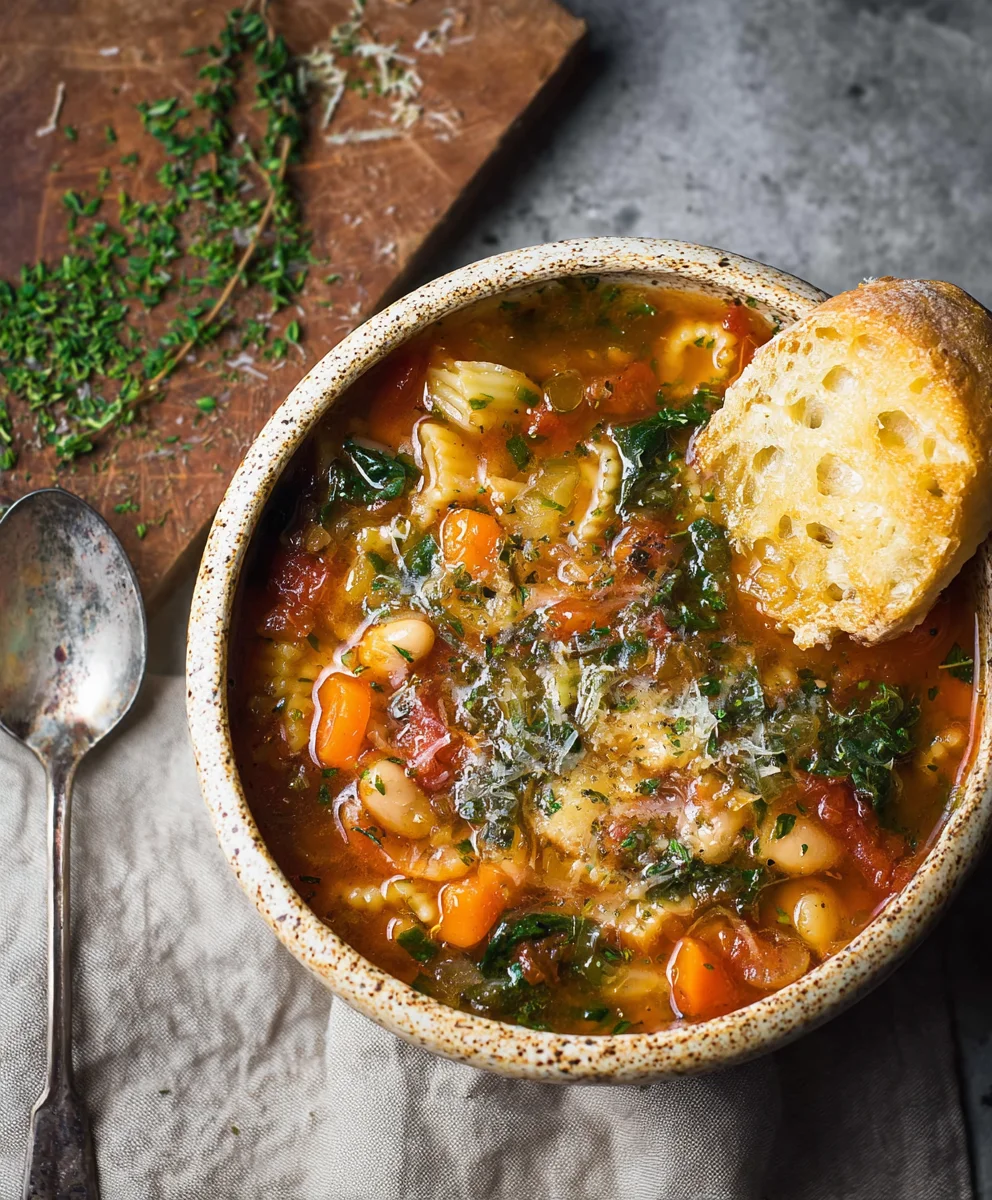 Hearty Winter Minestrone Soup-Best Cozy Recipe