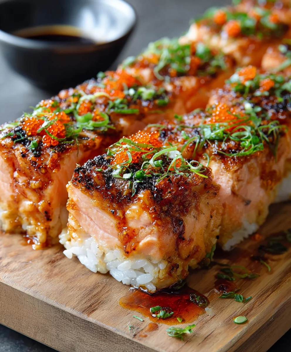 Spicy Salmon Sushi Bake-Easy Delicious Meal