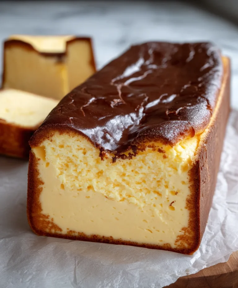 Easy Loaf Pan Burnt Basque Cheesecake Recipe