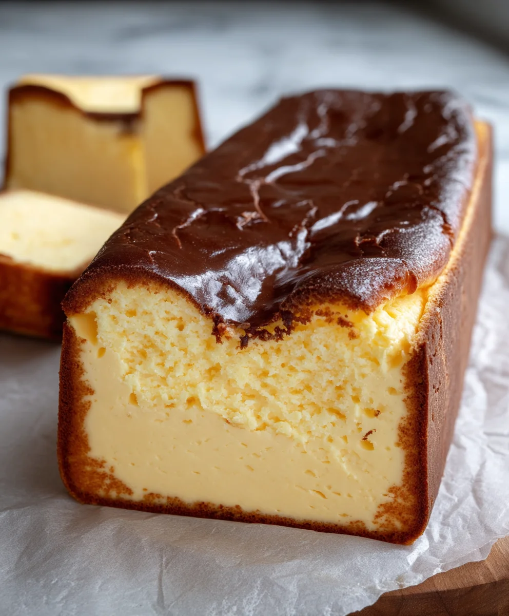 Easy Loaf Pan Burnt Basque Cheesecake Recipe