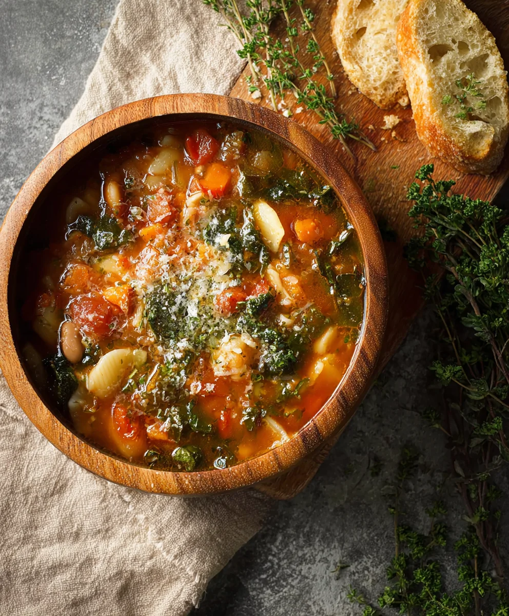 Hearty Winter Minestrone Soup-Best Cozy Recipe