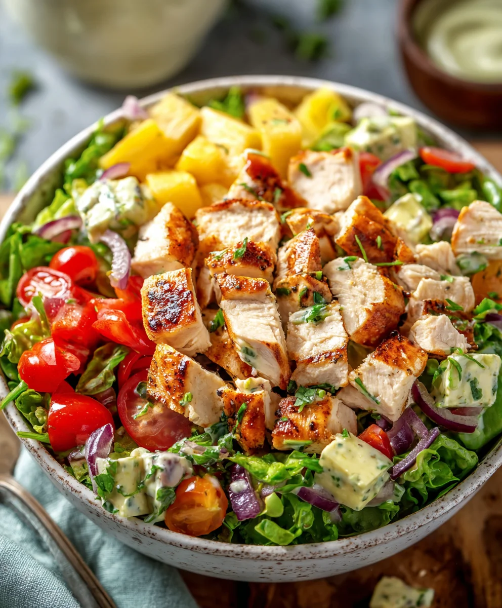 Hawaiian Chicken Salad Gluten-Free Healthy Recipe