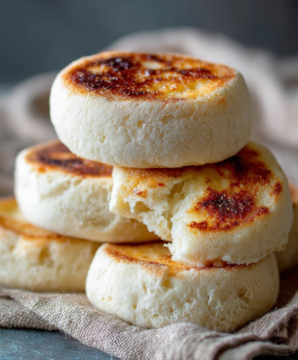 Easy Homemade English Muffins- Perfect Every Time