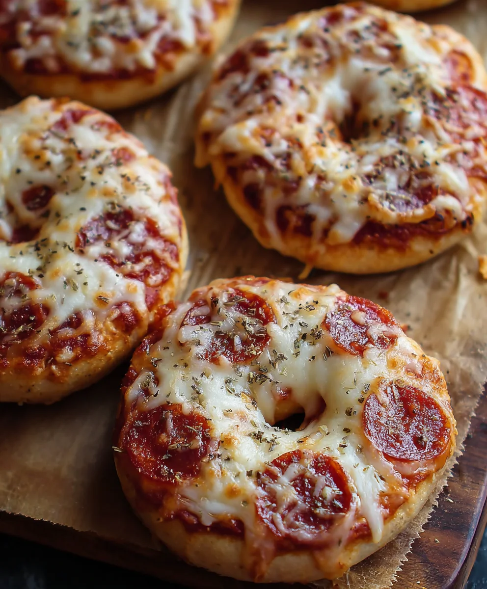 Easy Pizza Bagels-Quick Homemade Snack