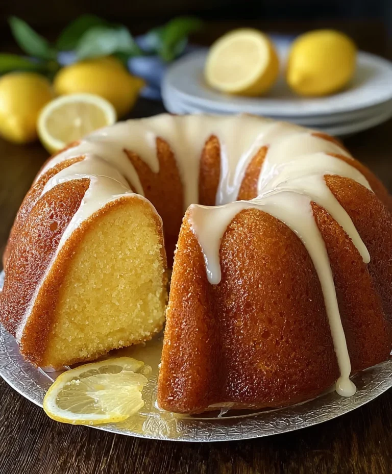 Easy Lemon Bundt Cake Recipe – Bright Citrus Delight