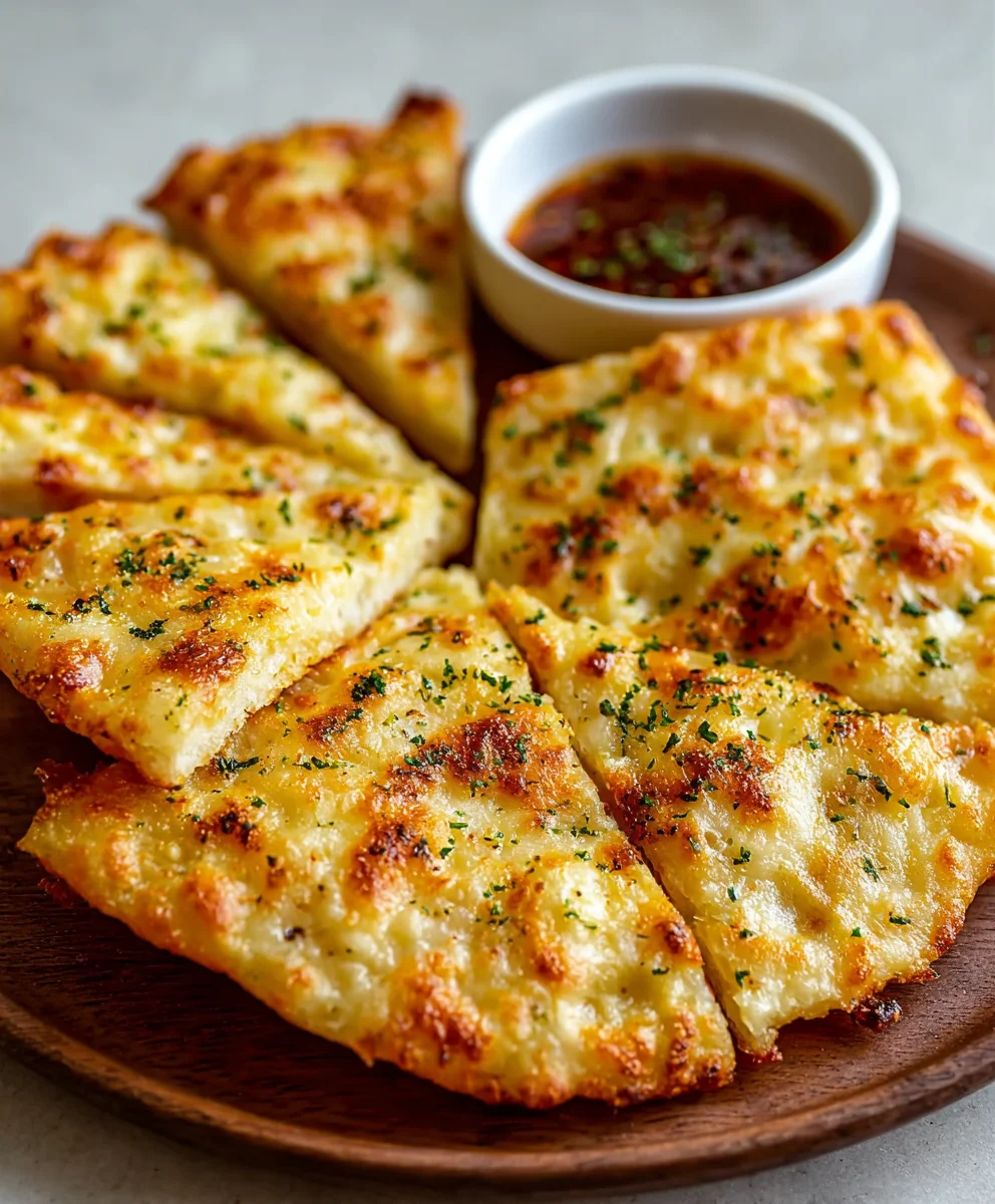 Air Fryer Tortilla Garlic Bread-Quick & Easy Recipe