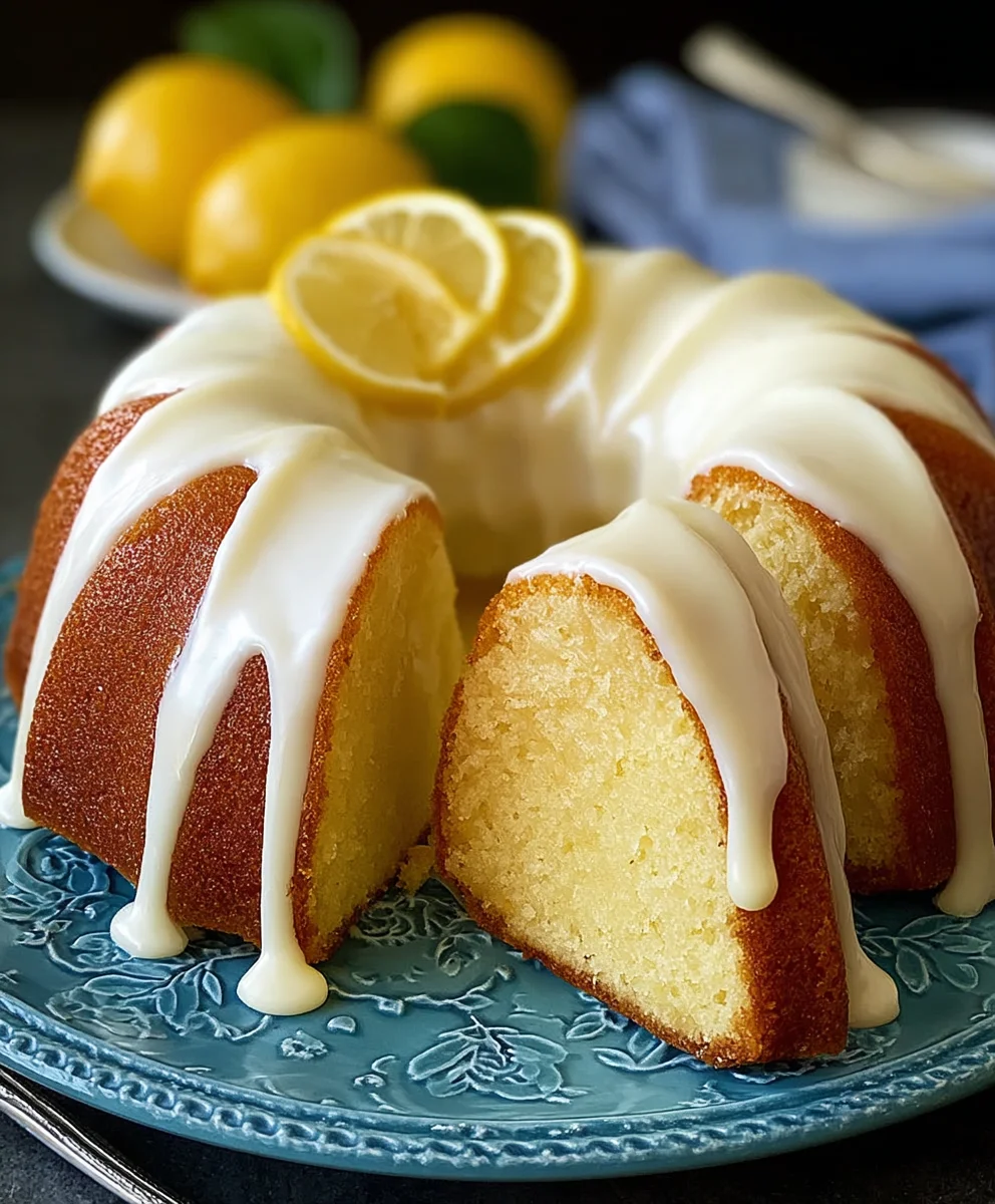 Easy Lemon Bundt Cake Recipe - Bright Citrus Delight