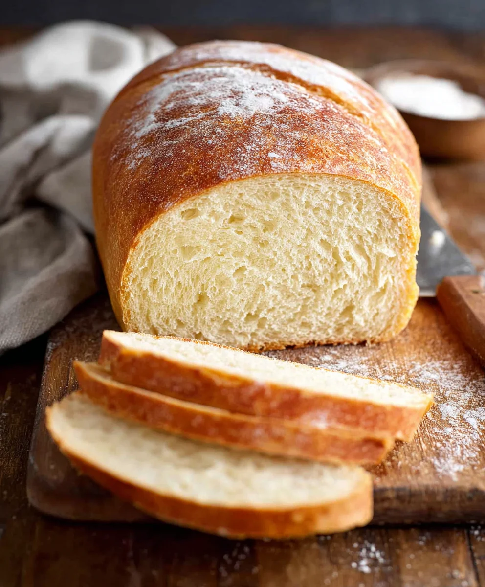Easy Homemade Bread Recipe- Perfect Crusty Loaf