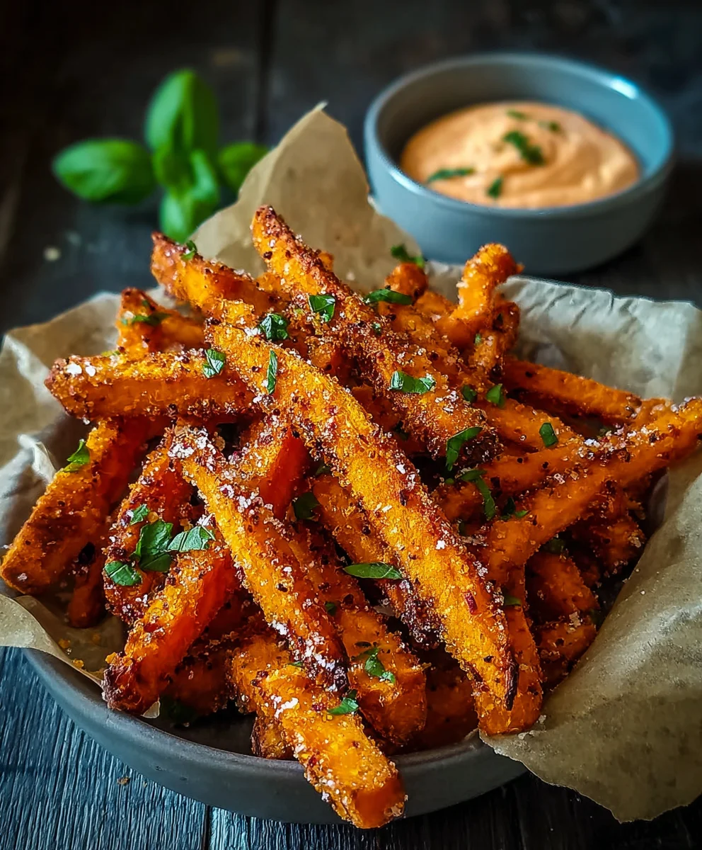 Crispy Oven Baked Sweet Potato Fries - Healthy Side