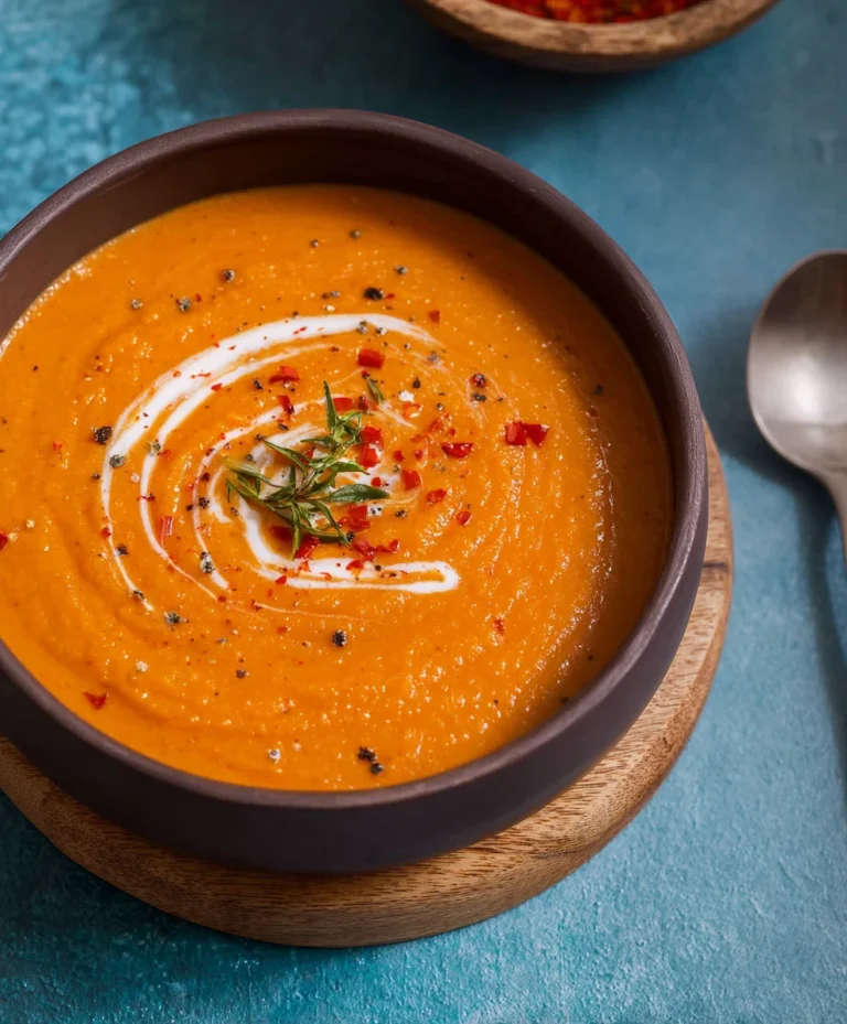 Creamy Roasted Vegetable Soup – Easy & Delicious
