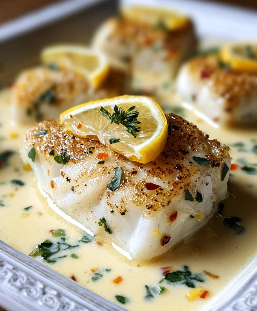 Easy Baked Cod Coconut Lemon Cream Dinner